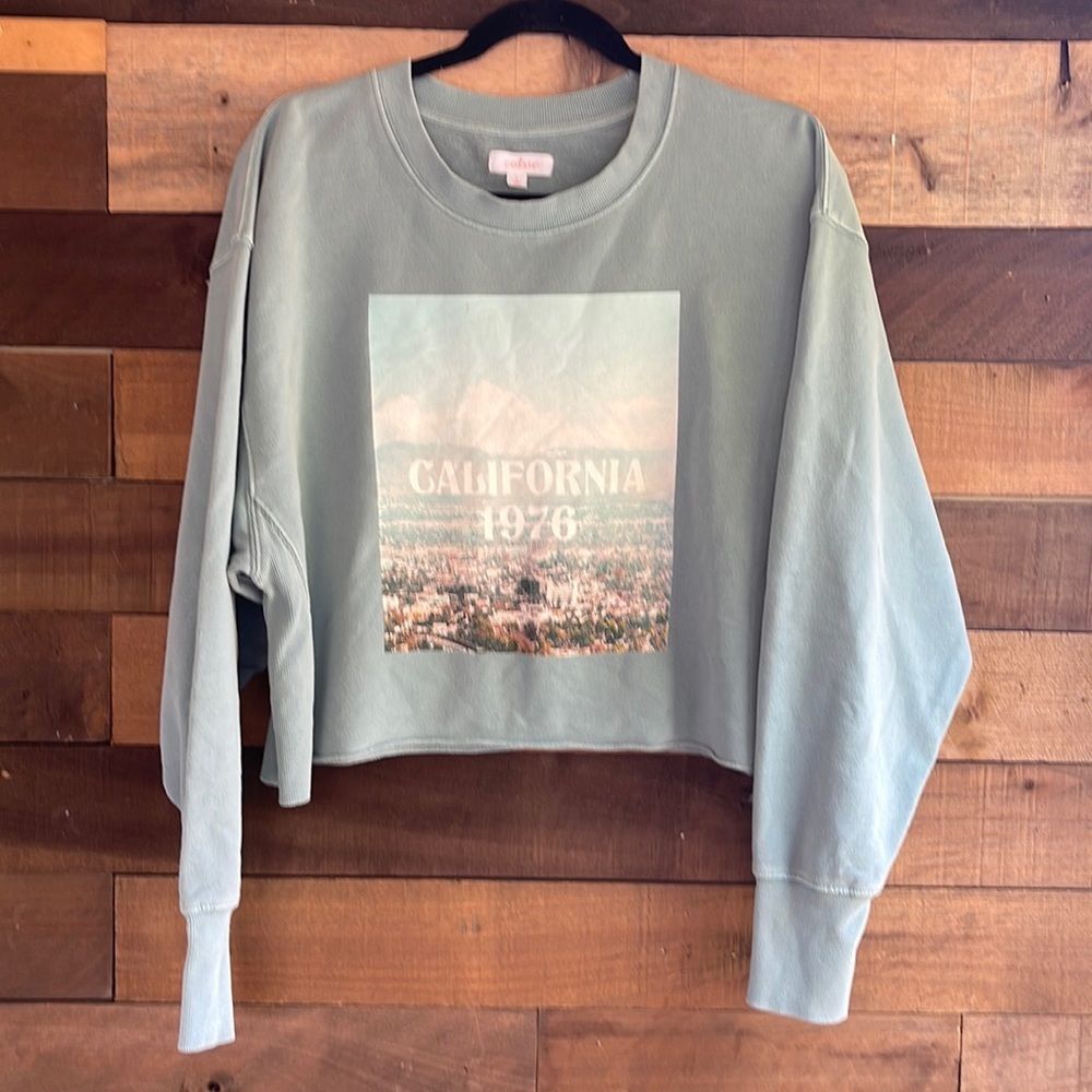 Colsie Green California 1976 Sweatshirt